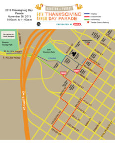 PARADE ROUTE map